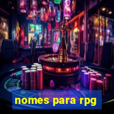 nomes para rpg